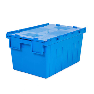 Logística Caja de rotación encajable Caja de mano para almacenamiento y transporte cajas de plástico apilables