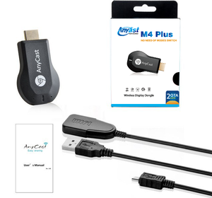 Yüksek kalite Wifi Miracast Dongle Anycast M4 DLNA Miracast Wifi güvenlik cihazı Mac OS Android IOS Windows ve TV projektör için - Product Image 1