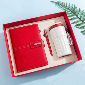 Phổ biến tùy chỉnh lưu niệm công ty Đồng bằng máy tính xách tay thiết lập Nhật ký quà Tặng kim loại bút chai Quà Tặng máy tính xách tay thiết lập - Product Image 3