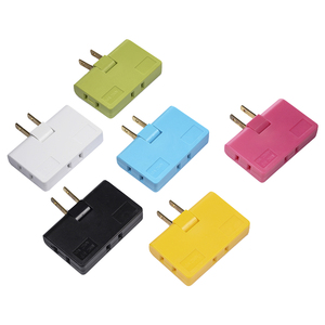 Venta de fábrica Enchufe giratorio de EE. UU. Salida de extensión de 180 grados Adaptador de enchufe de viaje de 1 a 3 - Product Image 2