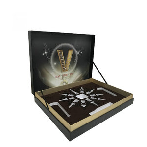 Wholesale Premium Fashionable Cardboard Gift <strong>Box</strong> with Custom Printed Lid and Base High-End Embossed Finish Sponge Lining - Product Image 5