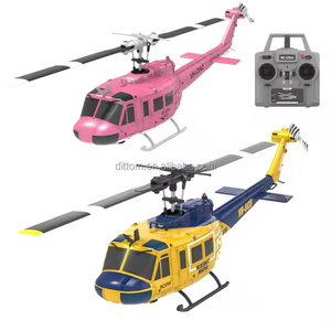 2.4GHz 6CH <strong>RC</strong> Aileronless Helicopter 6-Axis Gyroscope TOF Height Fixing Remote Controller Plane C032 UH-1 for Beginner - Product Image 6