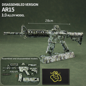 2024 Continuous Fire <strong>AR15</strong> Gun Pistol Toy Gun Plastic Realistic Gun Toy for Kids Bullets - Product Image 4