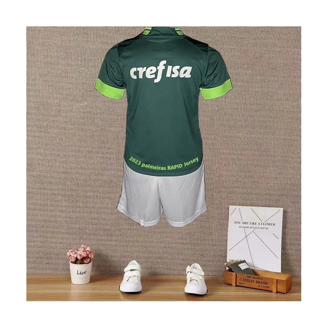 Conjunto de roupas de futebol da tailândia, conjunto de roupas infantis para futebol, jerssey, 2023