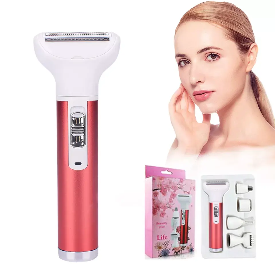 Yinhushijia USB Rechargeable Women Epilator Portable Hair Removal Tool Rotary Shaver Body Face Leg Bikini Lip Depilator