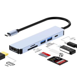 USBCドッキングステーション11 in 1 USBCハブアダプター、4K、VGA、イーサネットRJ45、PD、3.5mm Aux、S D、TF、USBC充電ポート付き - Product Image 6