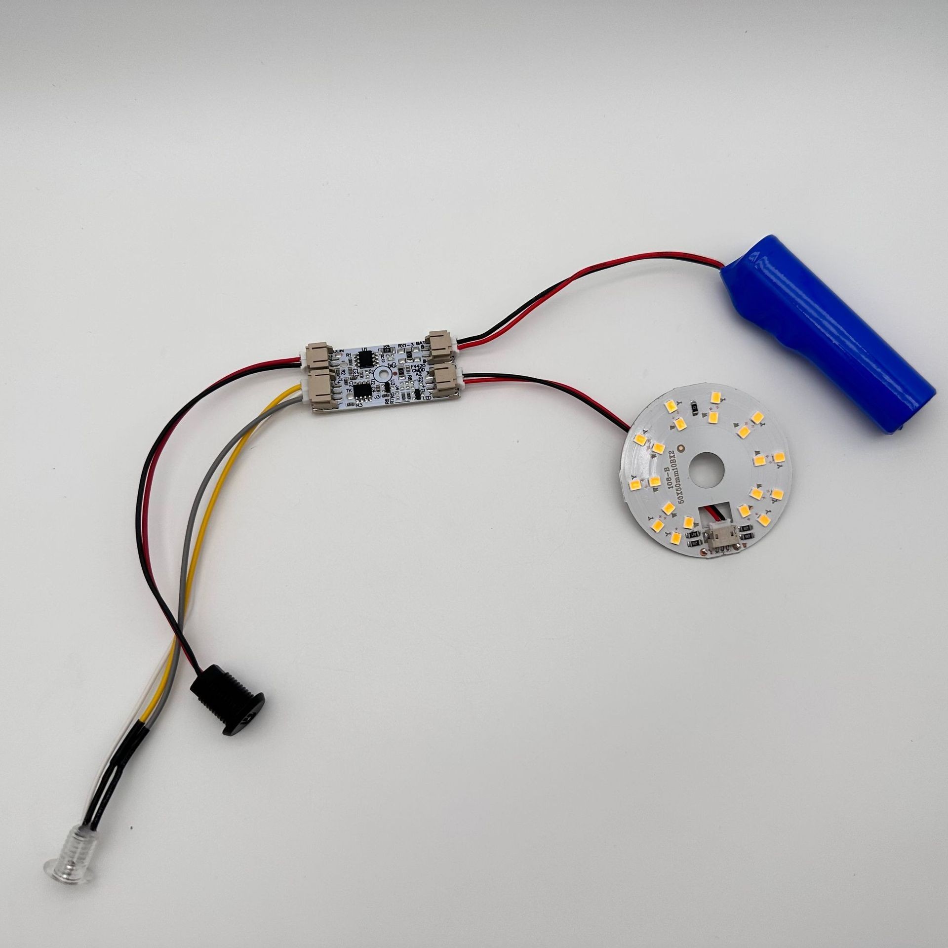 Scheda PCB 1A con batteria 18650 da 1800 mAh