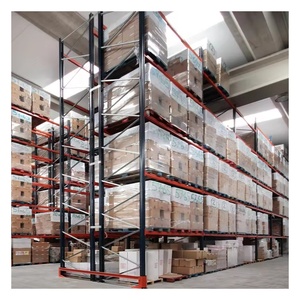 Doppelt tief mehrstöckiges stahlregal box palletgestell regalsystem preis für gabelstapler - Product Image 1
