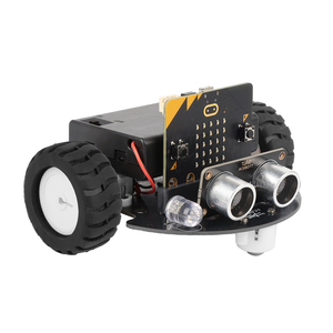 Mini Robot inteligente 2WD, kit de coche para niños, educación de programación con juguete electrónico AI para Arduino y kits de robótica Microbit V2