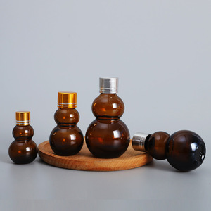 Wholesale 10ml 20ml 30ml 50ml Unique <strong>Gourd</strong> Shape Glass Bottle Spray Bottle for Hair <strong>Oil</strong> Essential <strong>Oil</strong> - Product Image 4