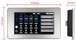 DMX501 DMX сенсорный экран Главная панель управления DMX512 DC12V сенсорный контроллер 36 канальная интеллигентая (ый) Система управления освещением