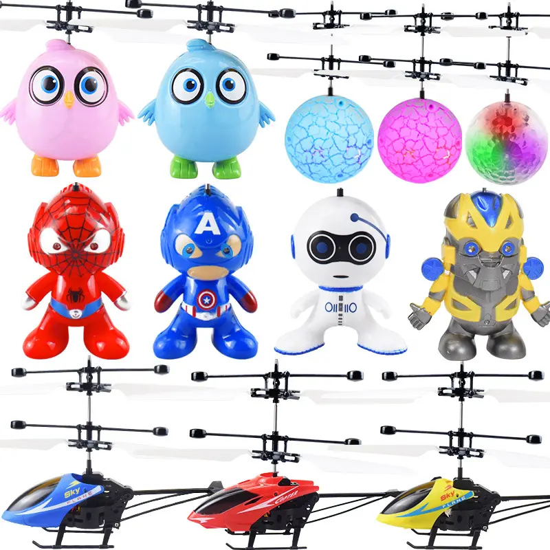 Игрушка-паук, летающий игрушечный мяч, инфракрасный индукционный летающий шар, вертолет с дистанционным управлением, игрушки для игр на открытом воздухе