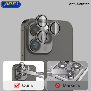 Apei 9H siêu chống sốc bảo hiểm đầy đủ kính máy ảnh ống kính bảo vệ với cài đặt Kit cho <span class=keywords><strong>iPhone</strong></span> 15 16 17 Pro Max Series - Product Image 5