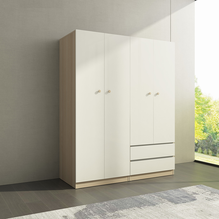 Wardrobe 4 Door 2 Drawer