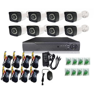 4CH/8CH 2MP 1080P HD AHD XVR kiti kızılötesi gece görüş CMOS sensörü ile Bullet kamera CCTV izleme sistemi kapalı açık kullanım - Product Image 1