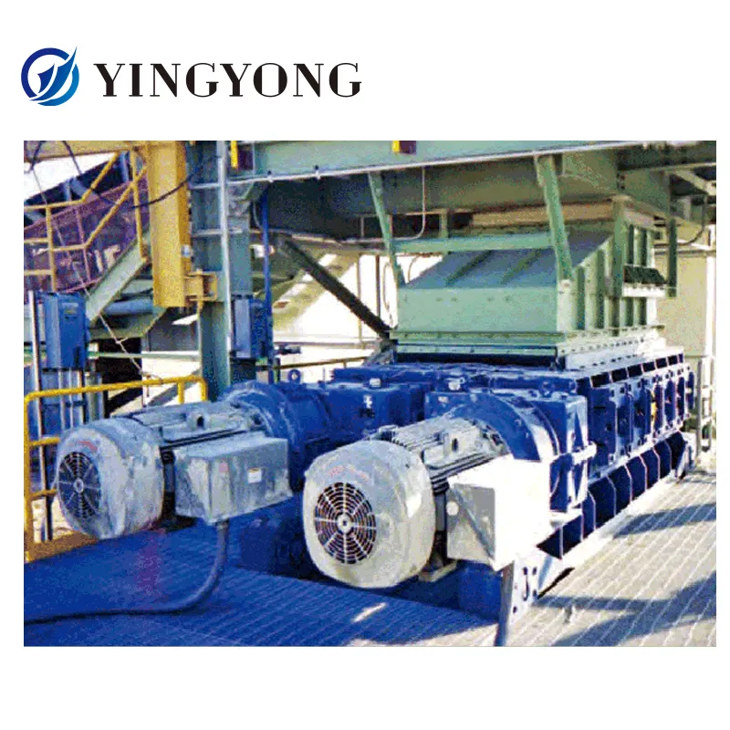 Yingyong escorredor de dente de sal de concreto, mais popular, sgp, móvel, triturador de carvão, dois rolos, triturador de duplo, tipo 2pg-610*400