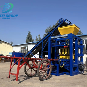 Máquina semiautomática de enclavamiento y pavimentación de bloques, fábrica de lujo al por mayor con componente de motor central, venta al por mayor - Product Image 1