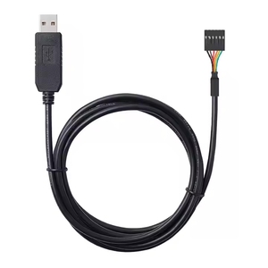 OEM USB zu TTL Serial Converter Kabel FTDI Chipsatz FT232RL 3.3v 5v TTL mit PVC-Mantel für den Computer