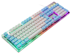 Nuevo diseño de teclado iluminado USB Gaming Keyboard Computer Keyboard