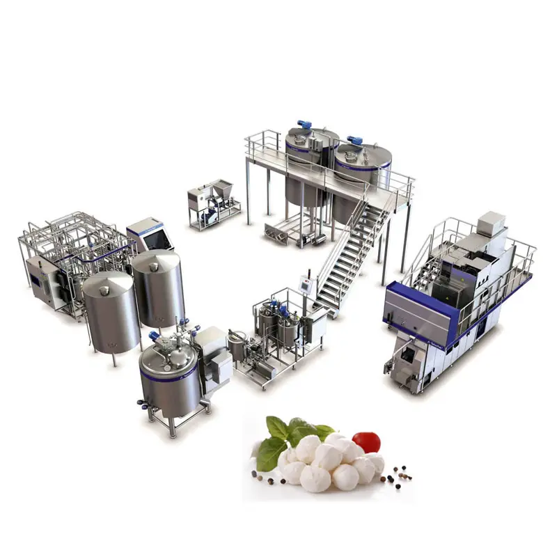مصنع ألبان صغير لإنتاج الجبن ماكينات تجهيز ماكينات خط الإنتاج