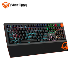 MEETION MT-MK500 USBインターフェース新しいメカニカルキーボード4つの特殊機能ノブ取り外し可能なパームレストOutemuスイッチ - Product Image 3