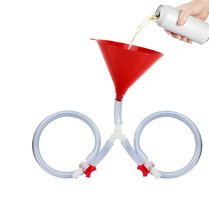 Đôi tiêu đề thiết kế nhựa bia Phễu với van cho chugging cuộc thi bên trò chơi Đại Học sự kiện cho ngày sinh nhật Giáng sinh - Product Image 1