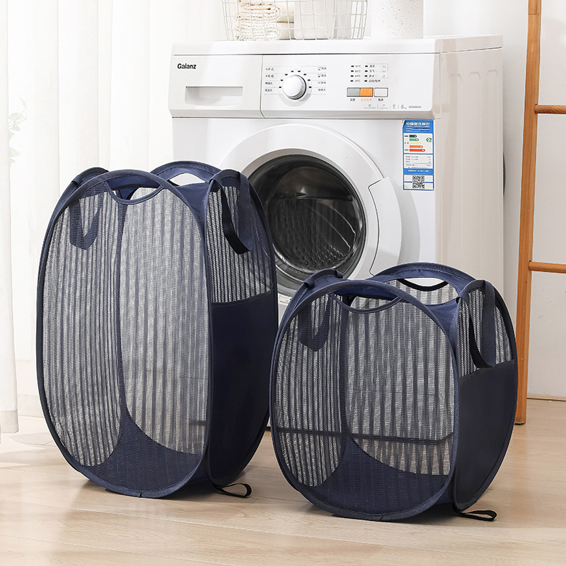Navy blue two-piece set (large and small) with round mouth