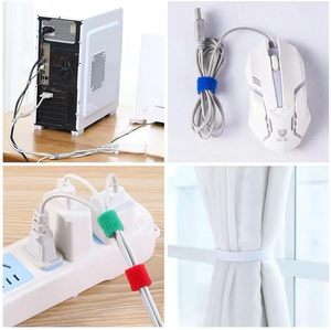 Ganchos y sujetadores de bucle Cinta de amarre Velcroes Correas elásticas con hebillas personalizadas para encuadernación de cables Velcroes ajustables y reutilizables