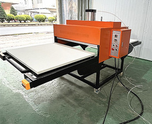Geniş format süblimasyon baskı çift istasyon otomatik elektrikli ısı basın makinesi - Product Image 1