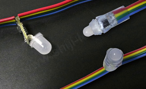 Commercio all'ingrosso Led Pixel String Light RGB full color programmabile DC12V LED Modul DMX512 12mm impermeabile Smart Pixel luci di natale - Product Image 4