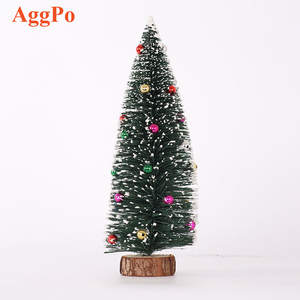 ミニクリスマスツリー卓上装飾品プラスチック鉄粘着ビーズクリスマス装飾クリエイティブ卓上小さなクリスマスツリー - Product Image 1