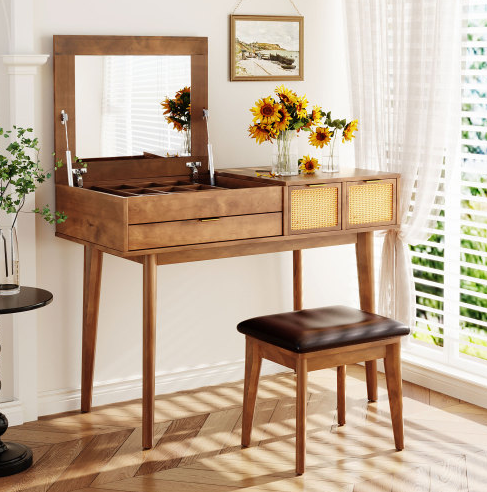 Marron + Bois massif + MDF