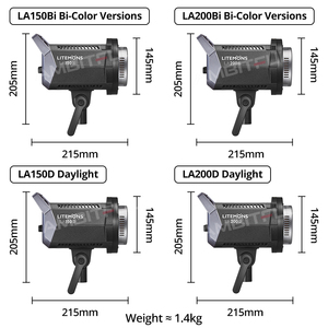 Godox LA150D LA150BI 190W LA200D LA200BI 230W pannello LCD LED Video luce uscita continua + APP controllo Bowens montaggio luce da Studio - Product Image 2