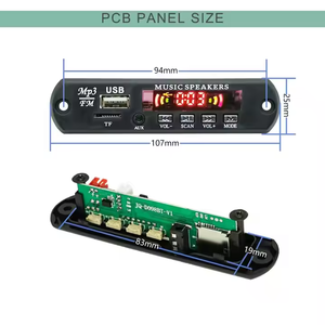 高品质全新收音机和音频DIY套件5V <span class=keywords><strong>FM</strong></span> USB MP3板12v蓝牙MP3模块，