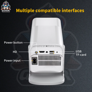 Android 11 Dual Band WiFi BT 180 derece dönebilen projektör HCS350 Pro ev sineması Hcs350pro oyun projektör Mini projektör - Product Image 4