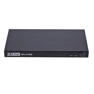 4K 60Hz <strong>1</strong>-in-8-out HDMI 2.0 <strong>Splitter</strong> 1x8 Video <strong>Splitters</strong> &amp; Converters with <strong>1</strong> in 8 <strong>Output</strong>