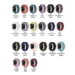 High Quality Multi-Color Loop Strap Nylon Band for <strong>Apple</strong> Watch Sport Strap for <strong>Apple</strong> Watch 8 Ultra 7 6 5 <strong>4</strong> <strong>SE</strong> Series - Product Image 5