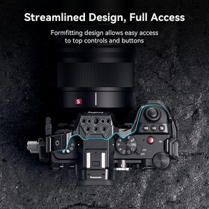 ชุดกรงขนาดเล็กสำหรับ LUMIX G9 II / S5 i/ S5 IIx พร้อมที่จับด้านบนและแคลมป์สายเคเบิลสำหรับ USB-C - 4024 - Product Image 3