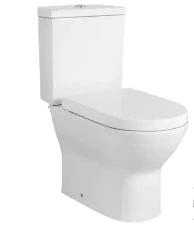 Wc sanitaire toilettes en céramique chine deux pièces Wc Toliet meubles de salle de bains, composant de tuyau de chasse d'eau, radiateur couleur blanche