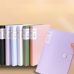 彩色A4数据书文件袋半透明多层插页文件袋防水收集证书文件袋 - Product Image 4