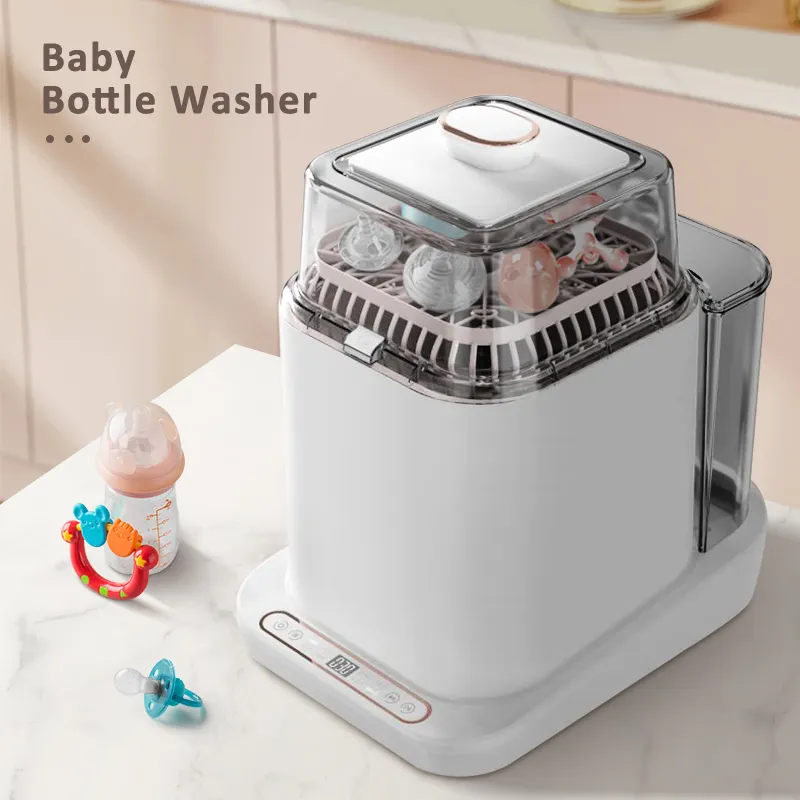 4 Bộ Chai 2.6L 530W Tự Động Làm Sạch Bé Chai Máy Giặt Chai Sữa Máy Giặt Và Tiệt Trùng