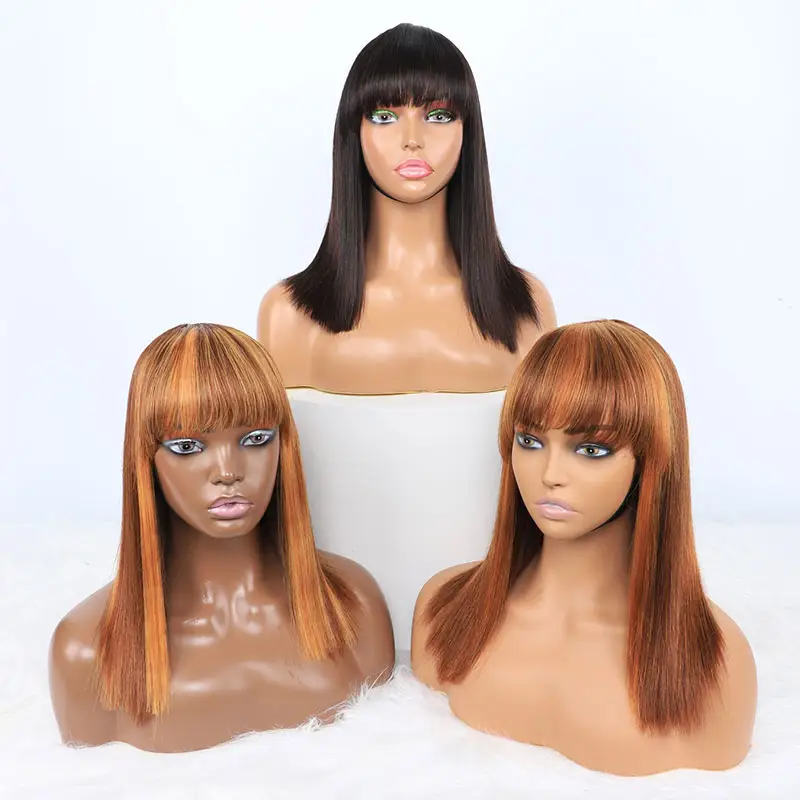 Mayqueen perucas máquina de fazer barato, com franja 99j cabelo encaracolado de cutícula alinhado, cabelo longo para mulheres negras