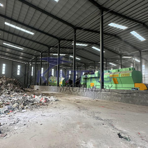 Sistema di classificazione dei rifiuti del centro di riciclaggio dei rifiuti del centro di raccolta dei rifiuti sotterraneo 50t/d