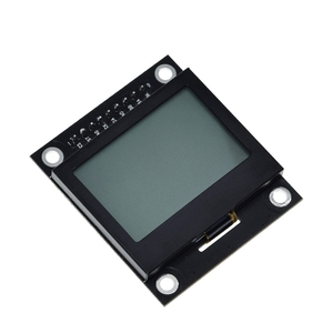 TZT 12864 schermo LCD Lcd12864-03A modulo porta seriale 12864 Dot Matrix SPI con telaio in ferro 12864 Mmodule per Arduino