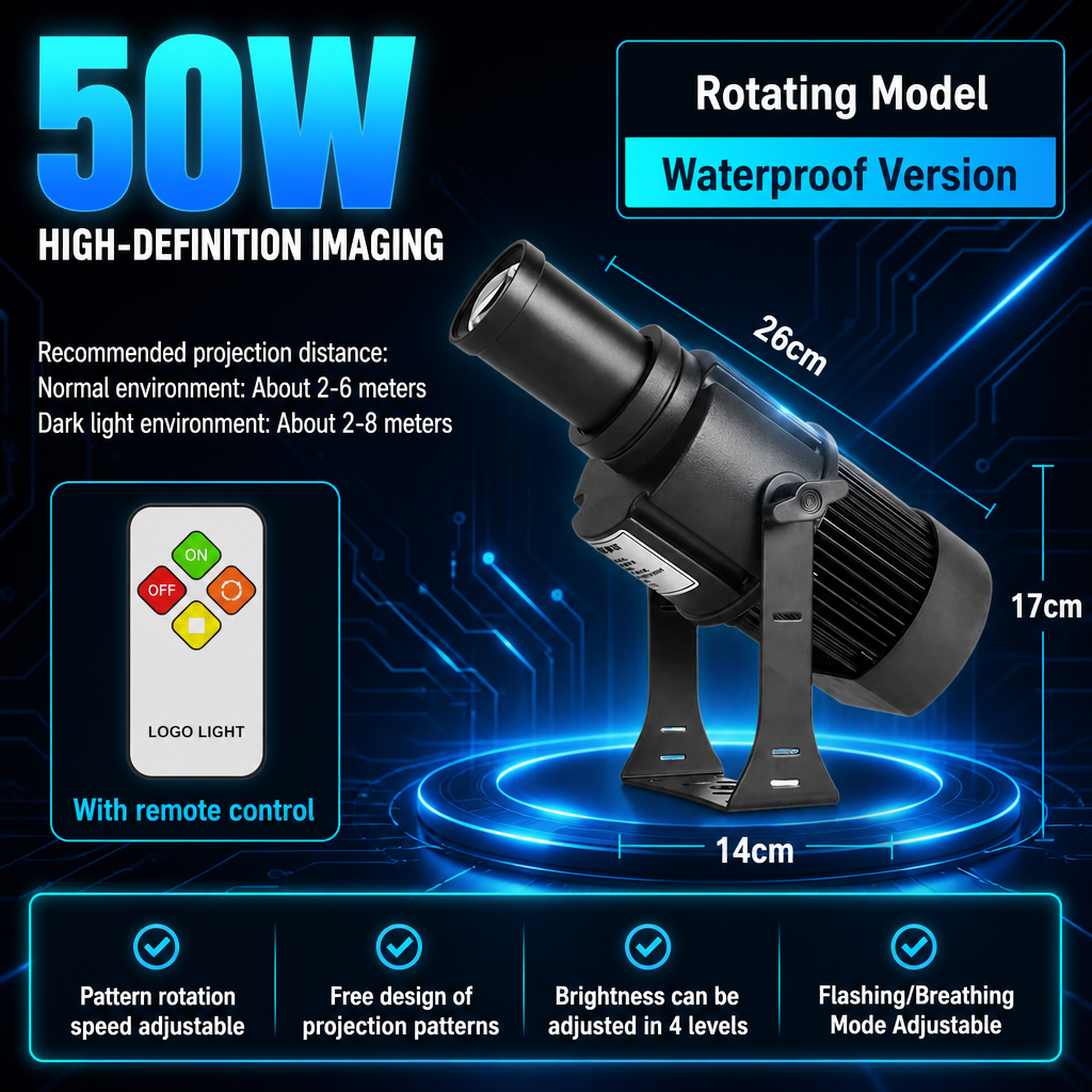 50 With remote control
