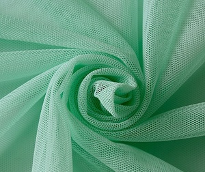 Tela de malla Hexagonal para vestido, 100% poliéster, 50D, 30GSM, agujero pequeño suave, ojal de tul - Product Image 2