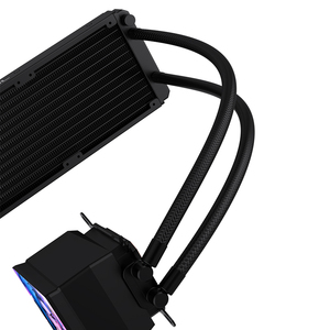 Lovingcool USB-Schnitts telle Hoch effizienter ARGB 360mm CPU-Kühler AIO Flüssigkeits kühlwasser kühler mit LCD-Display für AM4/AM5 - Product Image 2