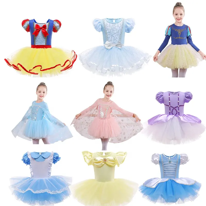 Halloween Snow White Dress Set Cosplay Moana Dress up Costume TV Cosplay Fantasy Party bambina bambini principessa per uomo