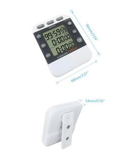 Цифровой кухонный таймер, трехфазный Громкий будильник с 3 каналами - Product Image 4