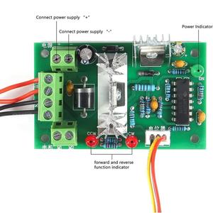 1pc Upgraded Adjustable DC Motor Speed <strong>PWM</strong> Controller 10V 12V 24V 30V Reversing Switch 120W - Product Image 3
